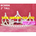 Tiaras en cristal de conception simple